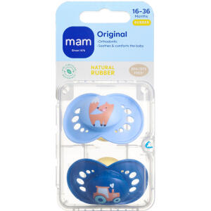 Køb MAM ORIGINAL SUT NATURGUM.BLÅ online hos apotekeren.dk