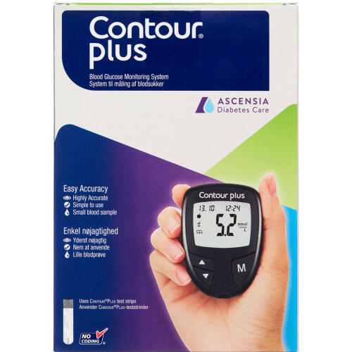 Køb Contour Plus Glucose Meter 1 stk. online hos apotekeren.dk