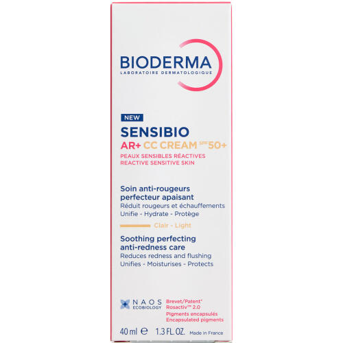 Køb Bioderma Sensibio AR+ CC Cream SPF50+ 40 ml online hos apotekeren.dk