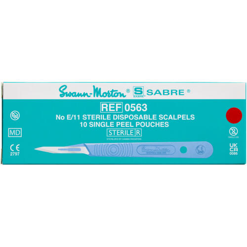 Køb Sabre Skalpeltype E/11 steril 10 stk. online hos apotekeren.dk