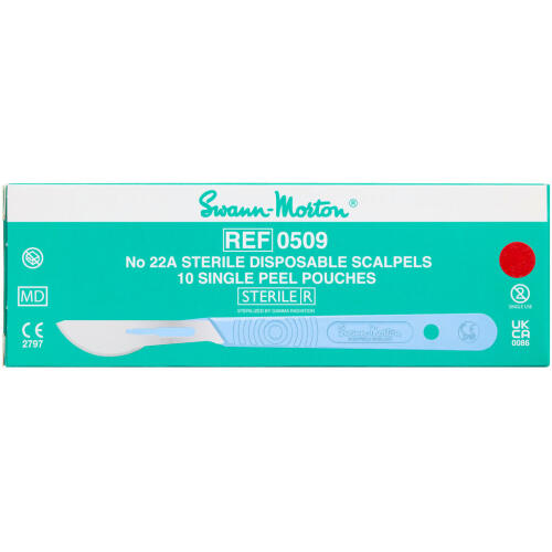 Køb Sabre Skalpeltype C/22A steril 10 stk. online hos apotekeren.dk