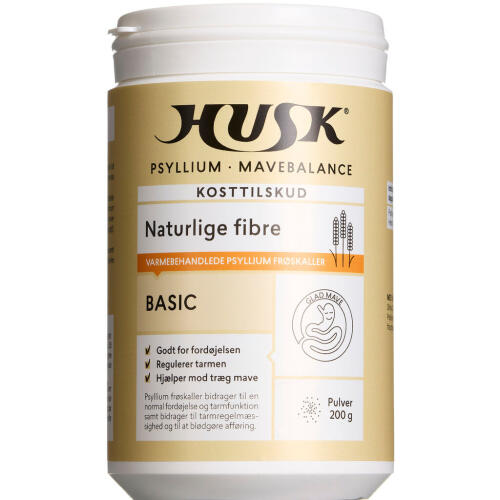 Køb Husk Psyllium Mavebalance Basic 200 g online hos apotekeren.dk