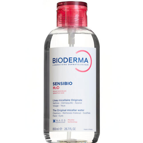 Køb Bioderma Sensibio H2O With Pump 850 ml online hos apotekeren.dk