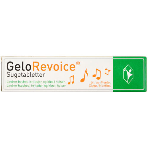 Køb Gelorevoice Sugetabletter Citrus-Menthol 20 stk. online hos apotekeren.dk