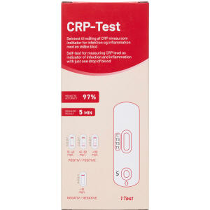 Køb Nordic Tests Infektionstal Test CRP 1 stk. online hos apotekeren.dk