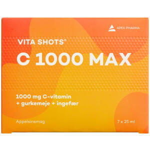 Køb Vita Shots C 1000 Max 7 x 25 ml online hos apotekeren.dk