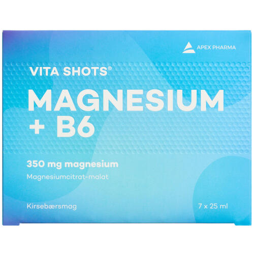 Køb Vita Shots Magnesium + B6 7 x 25 ml online hos apotekeren.dk