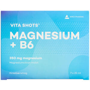 Køb Vita Shots Magnesium + B6 7 x 25 ml online hos apotekeren.dk