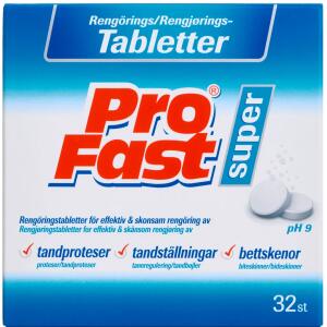 Køb PROFAST RENGØRINGSTABLETTER online hos apotekeren.dk