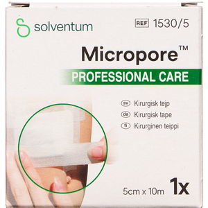 Køb Micropore Tape Refil Hvid 5 cm x 10 cm online hos apotekeren.dk