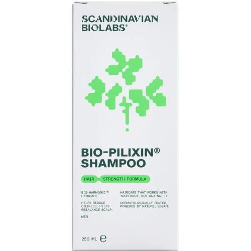 Køb Scandinavian Biolabs Bio-Pilixin Hair Strength Shampoo For Men 250 ML online hos apotekeren.dk