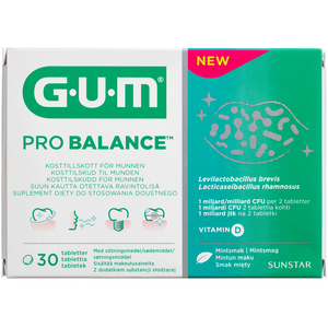 Køb GUM PRO BALANCE SUGETABLETTER online hos apotekeren.dk