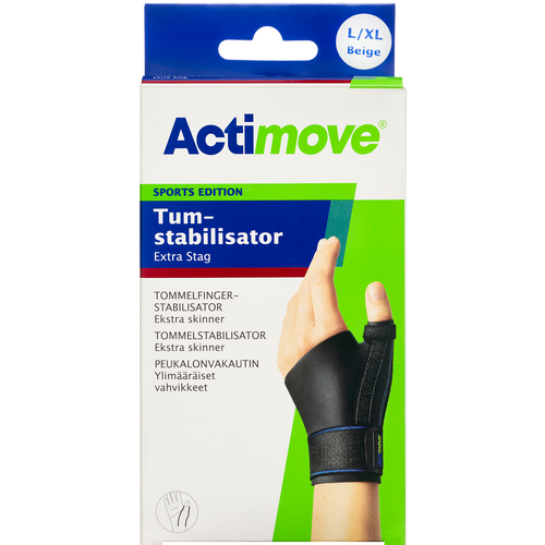 Køb Actimove Tommelstøtte Str. L/XL (Beige) 1 stk. online hos apotekeren.dk