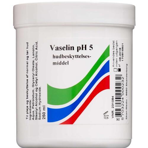 Køb Vaselin pH 5 hudbeskyttelsesmiddel 250 ml online hos apotekeren.dk