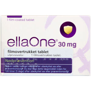 Køb ELLAONE TABLET 30 MG online hos apotekeren.dk