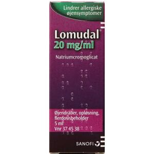 Køb LOMUDAL ØJENDR. 20 MG/ML online hos apotekeren.dk