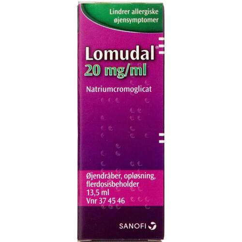 Køb LOMUDAL ØJENDR. 20 MG/ML online hos apotekeren.dk