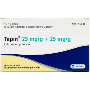 Køb TAPIN CREME 2,5% + 2,5% online hos apotekeren.dk