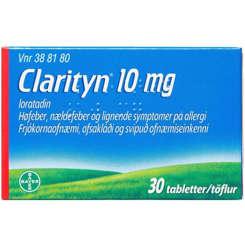 Køb CLARITYN TABL 10 MG online hos apotekeren.dk