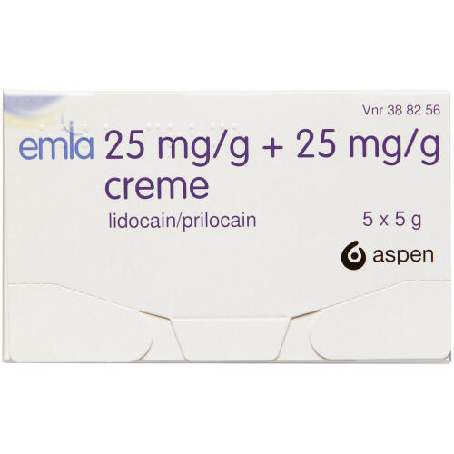 Køb EMLA CREME 25+25 MG/G online hos apotekeren.dk