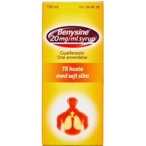 Køb BENYSINE SYRUP 20 MG/ML online hos apotekeren.dk