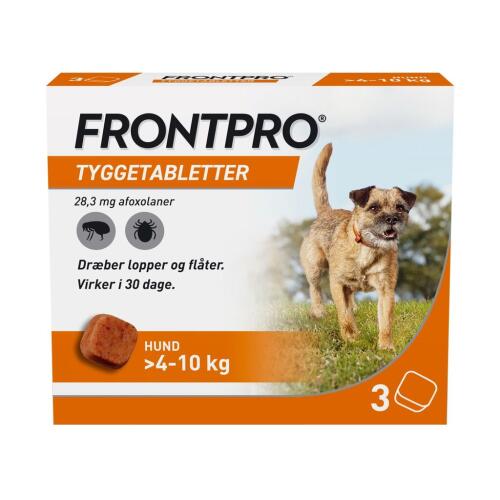 Køb FRONTPRO TYGGETABLET 28,3 MG online hos apotekeren.dk