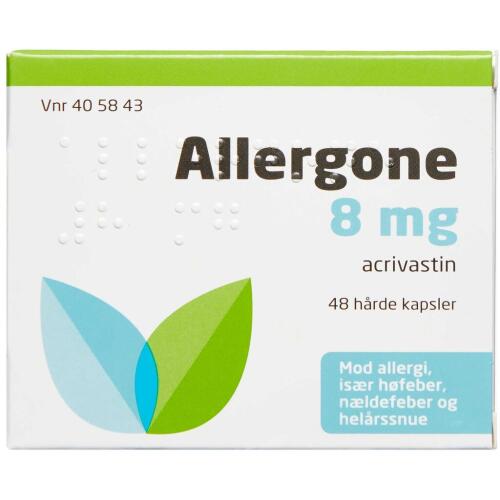 Køb ALLERGONE KAPS 8 MG online hos apotekeren.dk