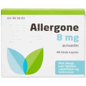 Køb ALLERGONE KAPS 8 MG online hos apotekeren.dk