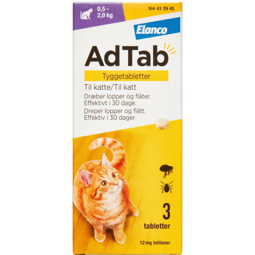 Køb ADTAB KAT TYGGETBL. 0,5-2 KG online hos apotekeren.dk