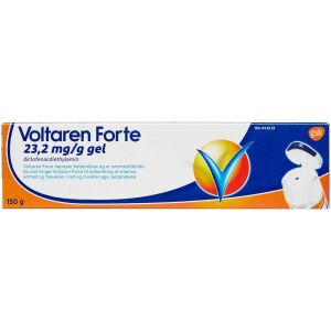 Køb Voltaren Forte gel 23,2 mg/g, 150 g online hos apotekeren.dk