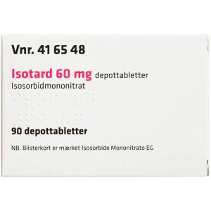 Køb ISOTARD DEPOTTABLET 60 MG online hos apotekeren.dk