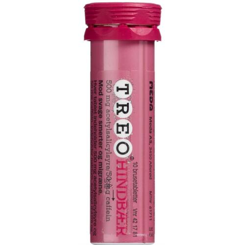 Køb Treo brusetablet med hindbær 500+50 mg, 10 stk.  online hos apotekeren.dk