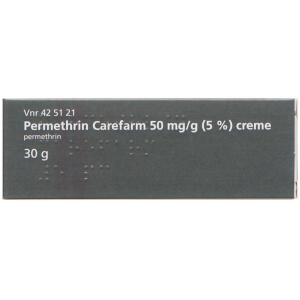 Køb PERMETHRIN CREME 50 MG/G online hos apotekeren.dk