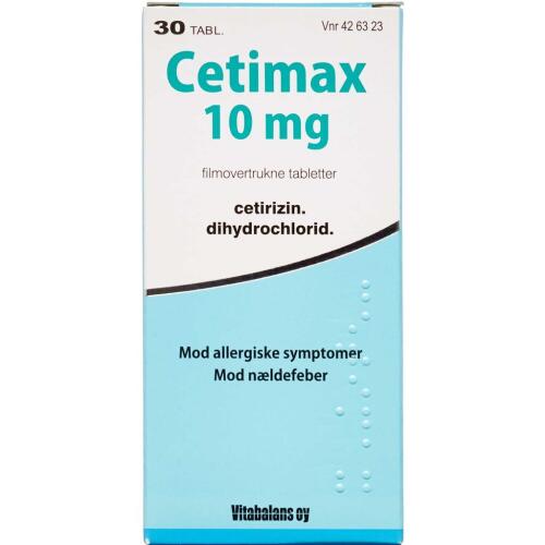 Køb CETIMAX TABL 10 MG online hos apotekeren.dk