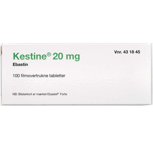 Køb KESTINE TABL 20 MG (2CARE4) online hos apotekeren.dk