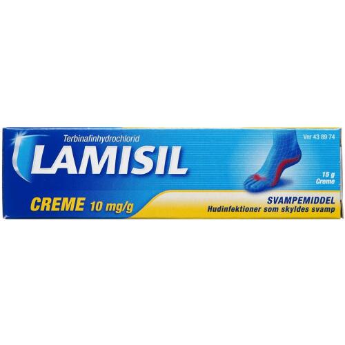 Køb Lamisil Crème 10 mg/g, 15 g online hos apotekeren.dk