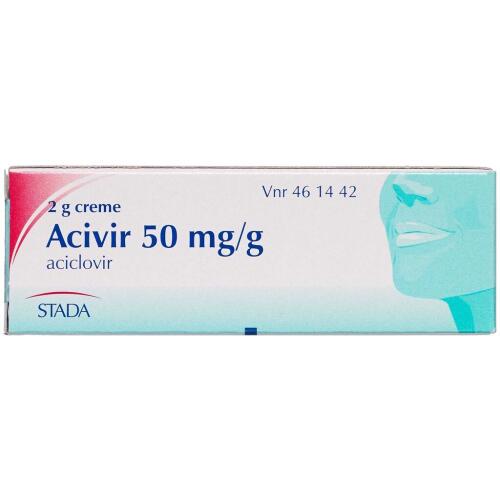 Køb ACIVIR CREME 50 MG/G online hos apotekeren.dk