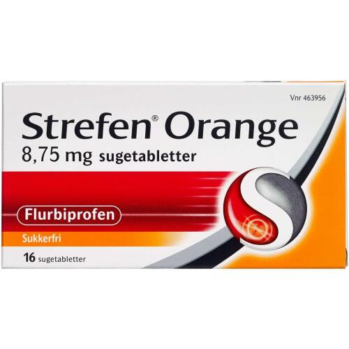 Køb STREFEN ORANGE SUGETB 8,75 MG online hos apotekeren.dk