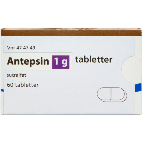 Køb ANTEPSIN TABL 1 G online hos apotekeren.dk