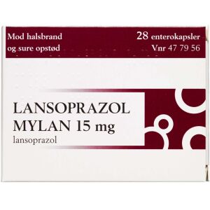 Køb LANSOPRAZOL ENTKAPS 15 MG (MY online hos apotekeren.dk