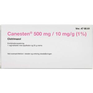 Køb CANESTEN VAGINALTABL+CREME online hos apotekeren.dk