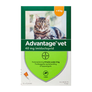 Køb ADVANTAGE VET T/KAT 0-4 KG online hos apotekeren.dk