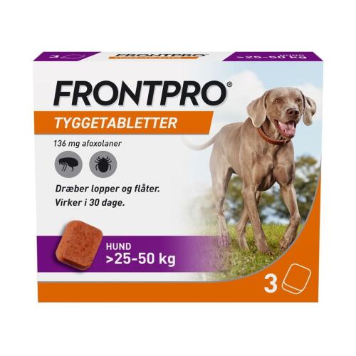 Køb FRONTPRO TYGGETABLET 136 MG online hos apotekeren.dk