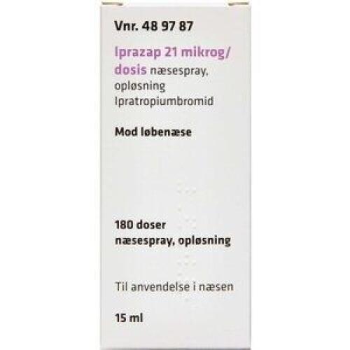 Køb IPRAZAP NÆSESPRAY 21 MIKG/DS online hos apotekeren.dk