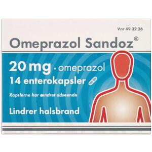 Køb OMEPRAZOL ENTKAPS 20 MG (SAND online hos apotekeren.dk