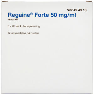 Køb REGAINE FORTE KUTANOP.50MG/ML online hos apotekeren.dk