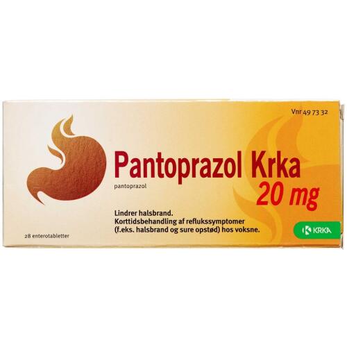 Køb PANTOPRAZOL ENTTABL 20 MG (KR online hos apotekeren.dk