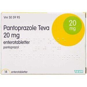 Køb PANTOPRAZOLE TEVA ENTTBL 20MG online hos apotekeren.dk