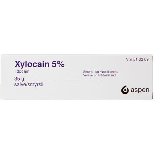 Køb XYLOCAIN SALVE 5 % online hos apotekeren.dk