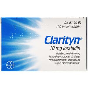 Køb CLARITYN TABL 10 MG online hos apotekeren.dk